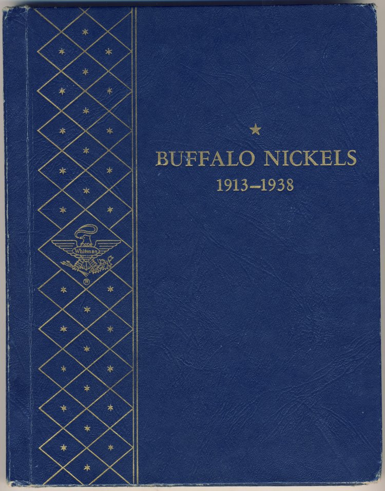 BUFFALO NICKEL ALBUM 39 COINS 1913-1937D 3 LEGGED