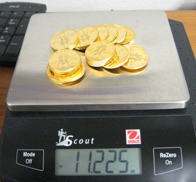 19 P MINT USA OLYMPIC GOLD COINS