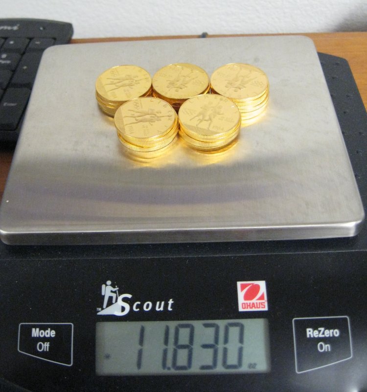 20 USA OLYMPIC GOLD COINS
