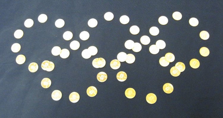 50 USA OLYMPIC GOLD COINS