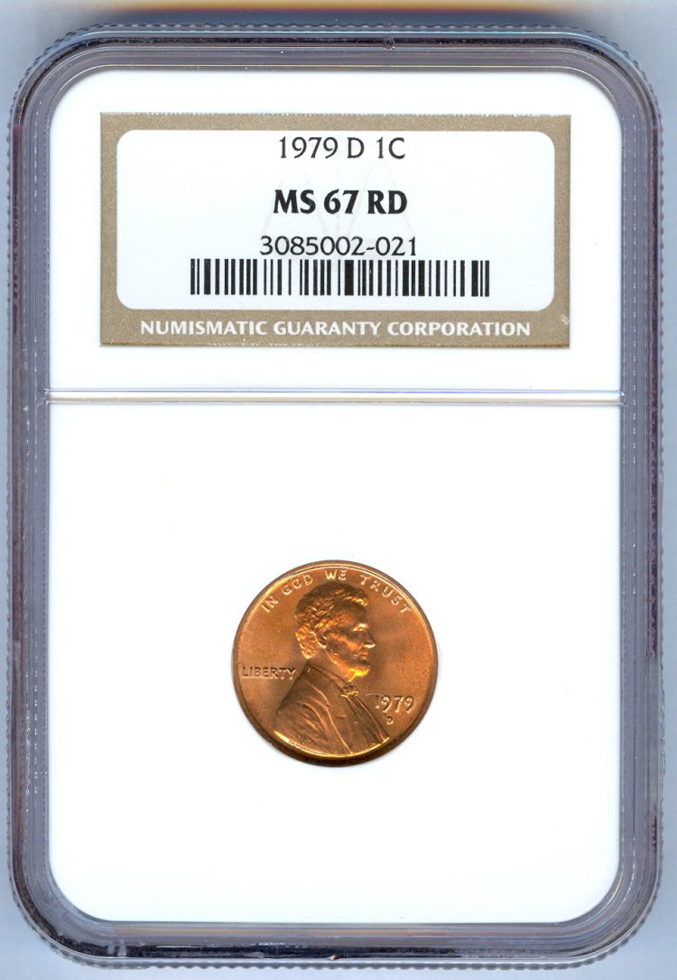 1979 D 1C MGC MS67 RED