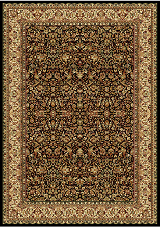 ANTIQUE BLACK PERSIAN AREA RUG 6X8 ORIENTAL CARPET 8302