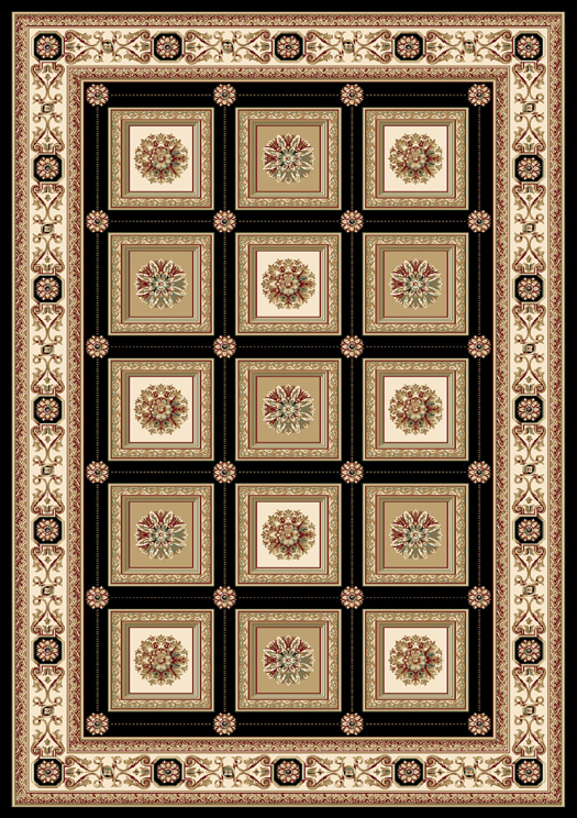 ANTIQUE BLACK PERSIAN AREA RUG 6X8 ORIENTAL CARPET 8339