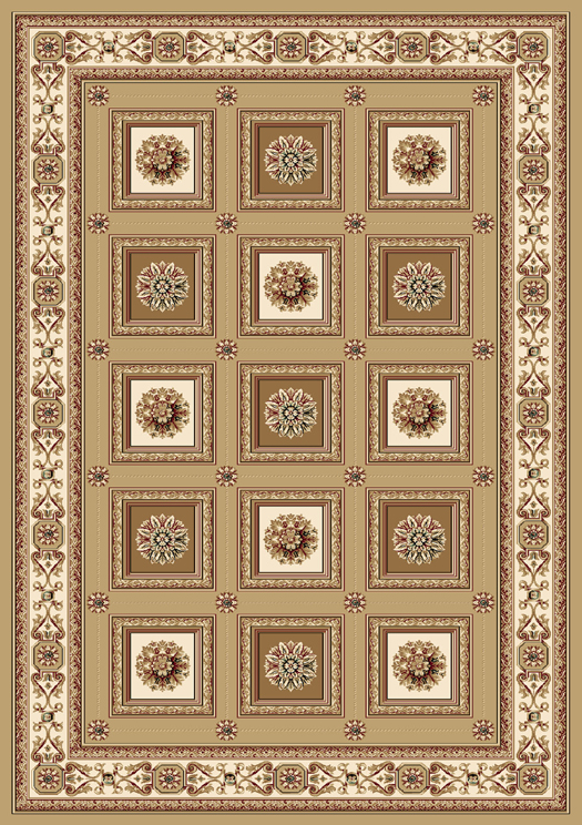 ANTIQUE GOLD PERSIAN AREA RUG 6x8 ORIENTAL CARPET 8339