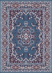 HD-PRE7069CB-68: PERSIAN BLUE AREA RUG 6 X 8 MEDIUM ORIENTAL CARPET 69