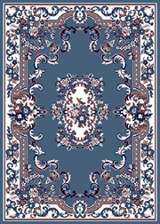 HD-PRE7083CB-811: ORIENTAL BLUE AREA RUG 8 X 11 LARGE PERSIAN CARPET 83