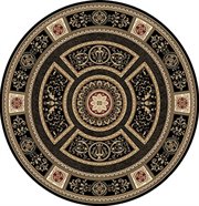 HD-REG8307BLK-6R: BLACK FREE S&H ROUND 6 X 6 PERSIAN AREA RUG ORIENTAL 7 HD-REG8307BLK-6R: BLACK FREE S&H ROUND 6 X 6 PERSIAN AREA RUG ORIENTAL 7