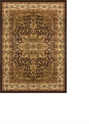 HD-ROY8083BRN-811: BROWN ORIENTAL AREA RUG 8X11 LARGE PERSIAN CARPET 83