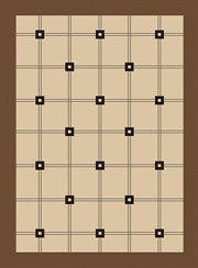 BA-PAT2255-75-68: GEOMETRIC squares sisal 6x8 AREA rug SEAGRASS carpet