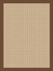 BA-PAT2257-75-811: beige BROWN border SISAL area RUG 8x11 FLATWEAVE CARPET
