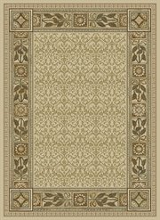 UW-050-22197-68: persian IVORY border CARPET 6x8 traditional AREA rug