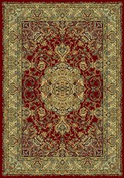 UW-280-22435-23: traditional RED burgundy carpet 2x3 PERSIAN area RUG