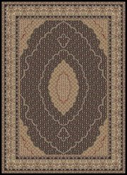 TY-KAS4063BLK-912: Black Persian Traditional 9x12 Area Rug Oriental Carpet