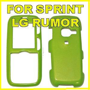 FOR SPRINT LG RUMOR LX260 SNAP ON SKIN CASE GREEN NEW