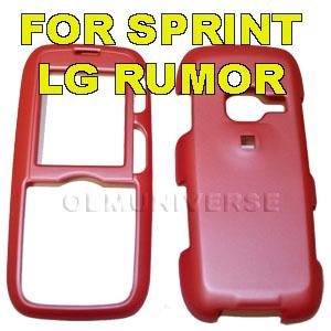 FOR SPRINT LG RUMOR LX260 SNAP ON SKIN CASE PINK NEW