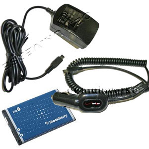 OEM BLACKBERRY TRAVEL+CS2+CAR CHARGER FOR CURVE 8320