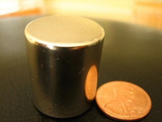 4 Neodymium Magnets 7/8" x 1" Disk N40 Rare Earth