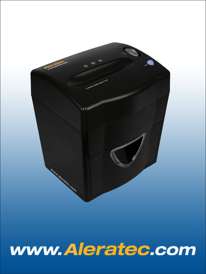 Aleratec DVD CD Shredder Cross Cut Credit Cards Paper