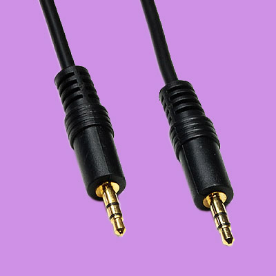 3.5mm Stereo Male To Male Cable 1 ft.