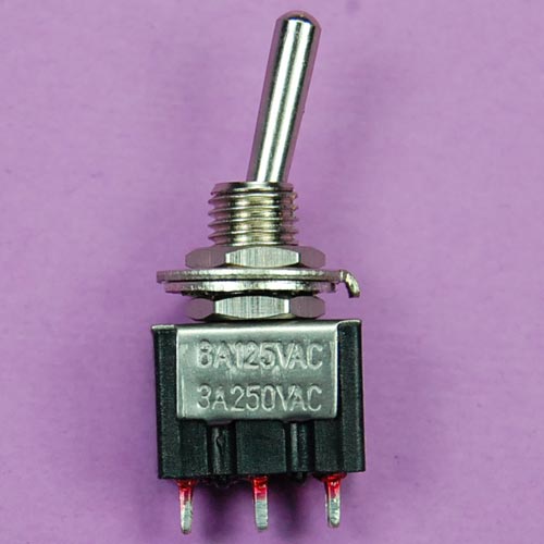 MINI-TOGGLE DPDT ON-ON SWITCH