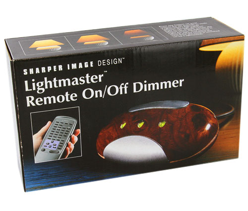 Sharper Image Lightmaster Remote On/Off Light Dimmer