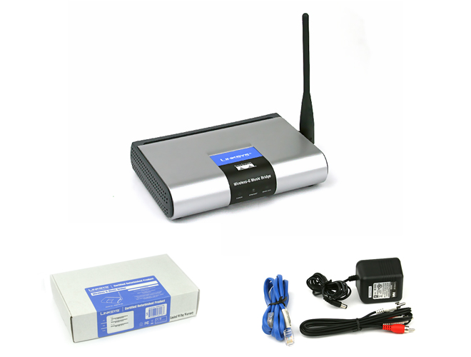 Linksys WMB54G Wireless-G Game PC Digital Music Bridge