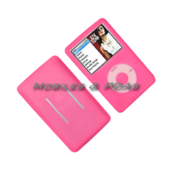 PINK SILICONE CASE SKIN for APPLE iPod Classic 80GB