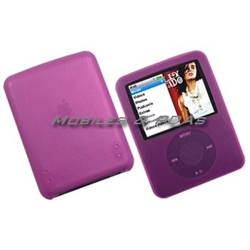 HOT PINK SILICONE CASE for APPLE iPod Nano 3 Gen 4GB 8G
