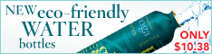 New eco-friendly water bottles - Only $10.38