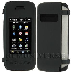 FOR LG VOYAGER VX 10000 BLACK SILICONE SKIN CASE NEW