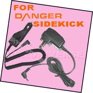 CAR & OEM HOME CHARGER FOR T-Mobile SIDEKICK 2 3 PHONE