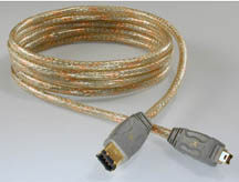 15FT GOLD-X®  FIREWIRE 6 TO 4 PIN DV CABLE IEEE1394 15