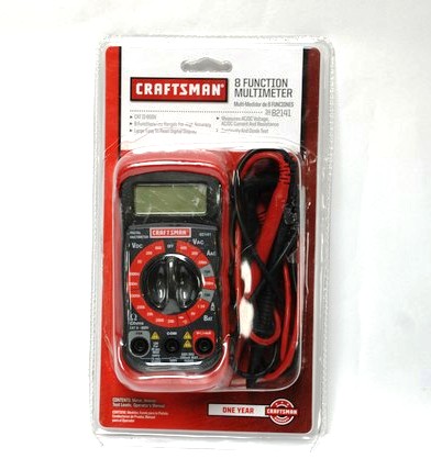 Craftsman 8 Function Digital Multimeter 82141 | eBay