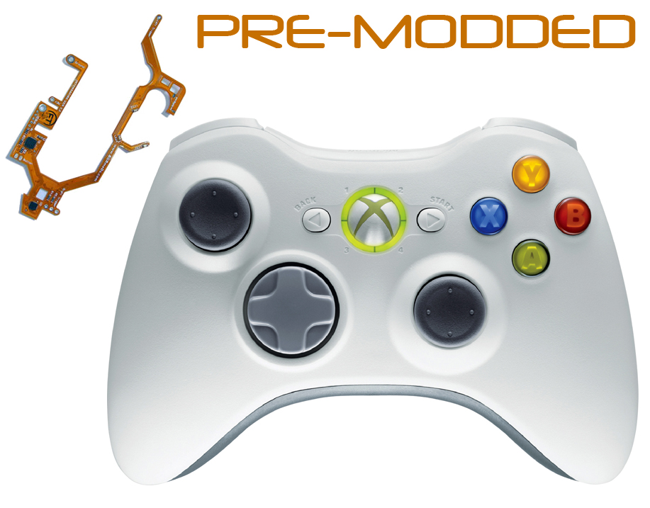 modded xbox 360 controller. Xbox 360 Pre-Modded Controller