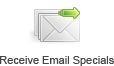 Receive email specials