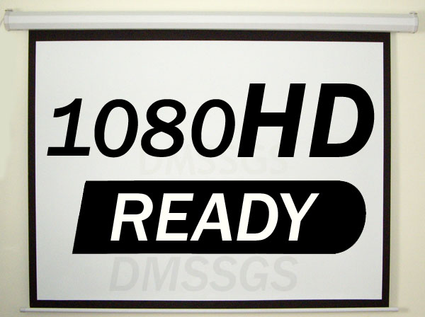 NEW ELECTRIC MOTORIZED PROJECTOR SCREEN 100" 4:3 NR!