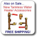 Tankless water heater accessories