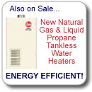Gas tankless water heaters