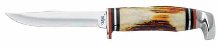 Case XX Red Stag Hunter Knife 4-3/4" Clip Blade 9458