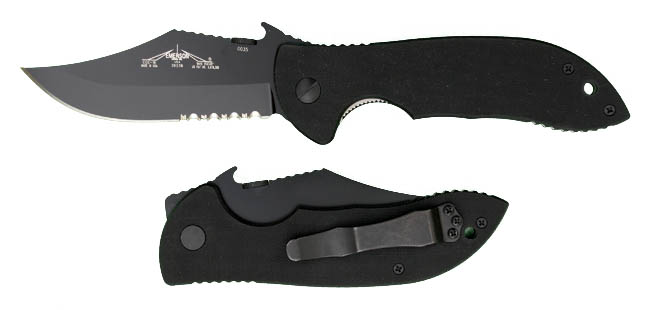Emerson CQC-16 BTS Hunting Knife Black Serrated Blad