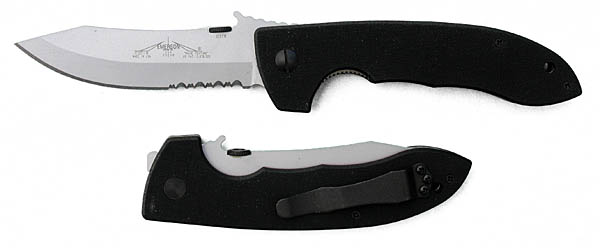 Emerson CQC-8 SFS Knife Satin Serratd Blade w/ Wave New
