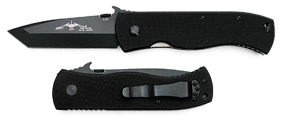 Emerson Super CQC-7 BT Knife Black Unserrated Blade New