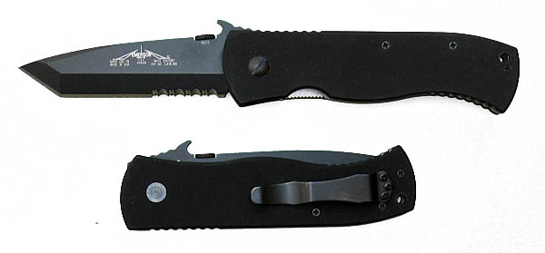 Emerson Super CQC-7 BTS Knife Black Serrated Blade New