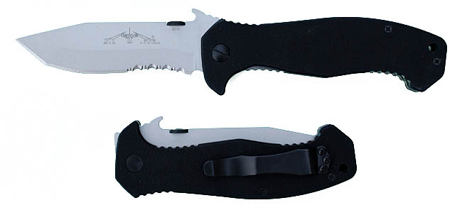 Emerson CQC-15 SFS Knife w/ Wave + Satin Serrated Blade