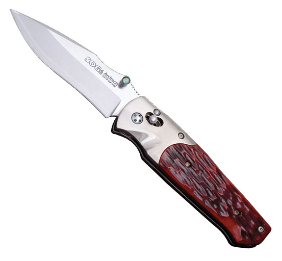 SOG Arcitech Knife Jigged Bone Handle San Mai Blade A01
