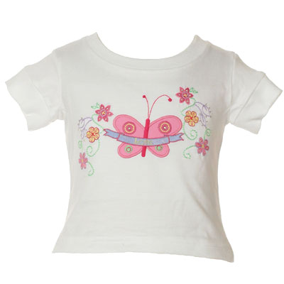 New FLAPDOODLES Girls Clothes BUTTERFLY  Top 4T