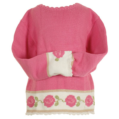 Girls Clothes PINK ROSE Sweater MULBERRIBUSH Top Boutique Girl 10-12