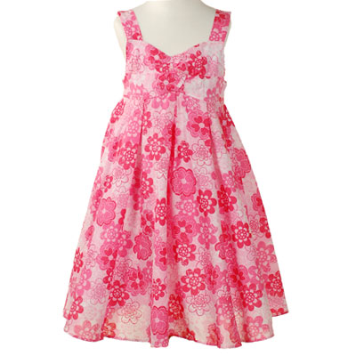 Little Girl Clothes PINK FLORAL Dress BONNIE JEAN Boutique Spring Girls 4-6X