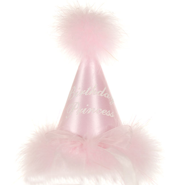 Boutique Baby Gift Girl Accessory PINK Birthday Princess Party Hat