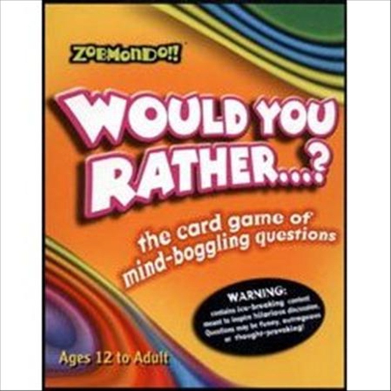 This Classic "Would You Rather" Card Game is a great way to play Zobmondo!